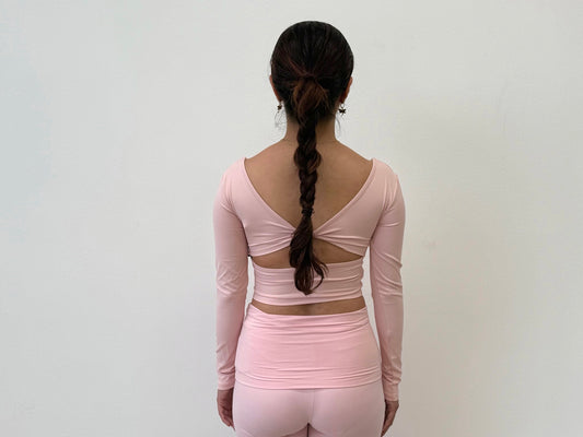 Estrella Twist Back Long Sleeve Top